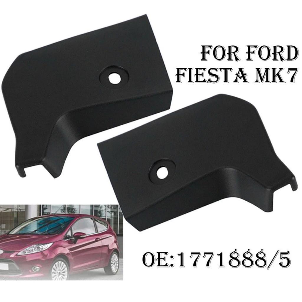 1771888 1771885 Left Right N/S O/S Skirt End Cap For Ford Fiesta MK7 Black Skirt End Cap Cover Car Replacement Accessories