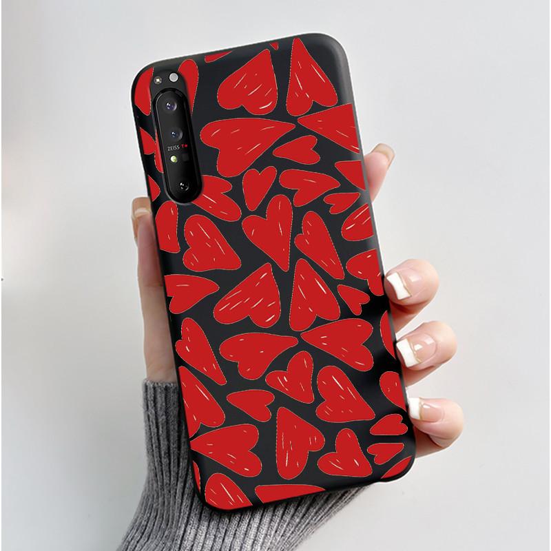 Etui Do Sony Xperia 1 II XQ-AT51 XQ-AT52 1 III XQ-BC62 XQ-BC72 XQ-BC52 Pokrowiec Luksusowy Uroczy Fajny Chłopcy Dziewczynki Miękki Silikonowy Pokrowiec