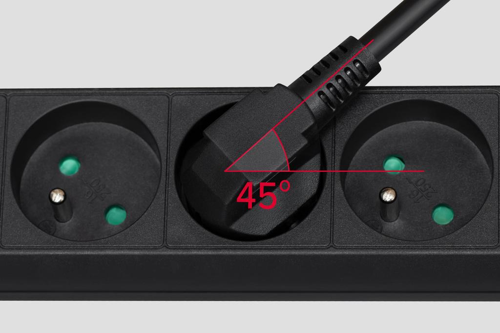 Rebel Extension Cord, Power Strip, 3 Sockets, Switch, 5m