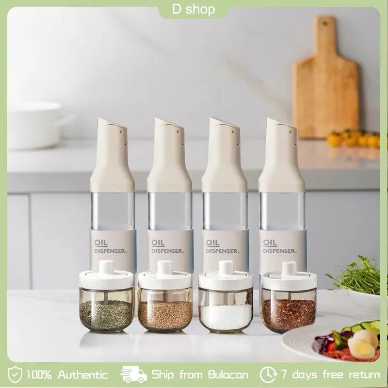 

Большая бутылка-дозатор для оливкового масла, автоматический переворачивающийся контейнер для приправ, герметичный, антипригарный, дозаторы для масла и уксуса, кухонные принадлежности белый