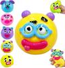 1pcs Smushers Squishy, Cute Easy Squeezy Squishy Funny Face Swap Fidget Balls for Adults Anxiety Relief, Fun Sensory Gifts