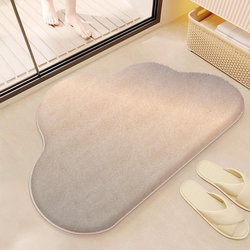

Bathroom Floor Mats Entrance Floor Mat Foldable Absorbent and Anti Slip Mats 40 * 60cm