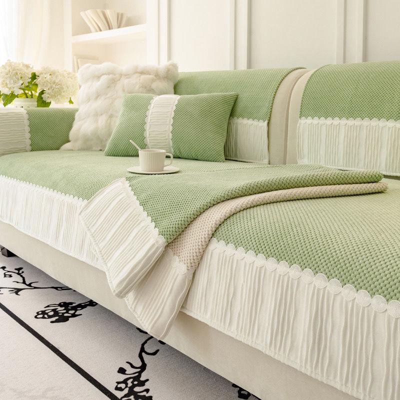 New French Cream Sofa Cushion Four Seasons Universal Cover Cloth Cushion Sofa Cover