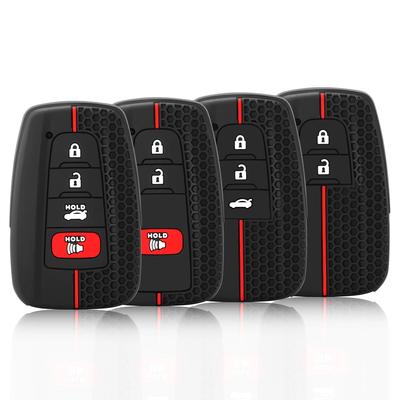 Autoschlüsseletui Schutz Silikon Schlüsselschale Abdeckung Autozubehör für Toyota Prius Camry Corolla C-HR CHR RAV4 Prado 2018 2022