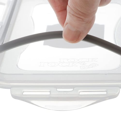 Bestco Lock & Lock Classic 1.0L Storage Container, Rectangular, Gray, HPL817G