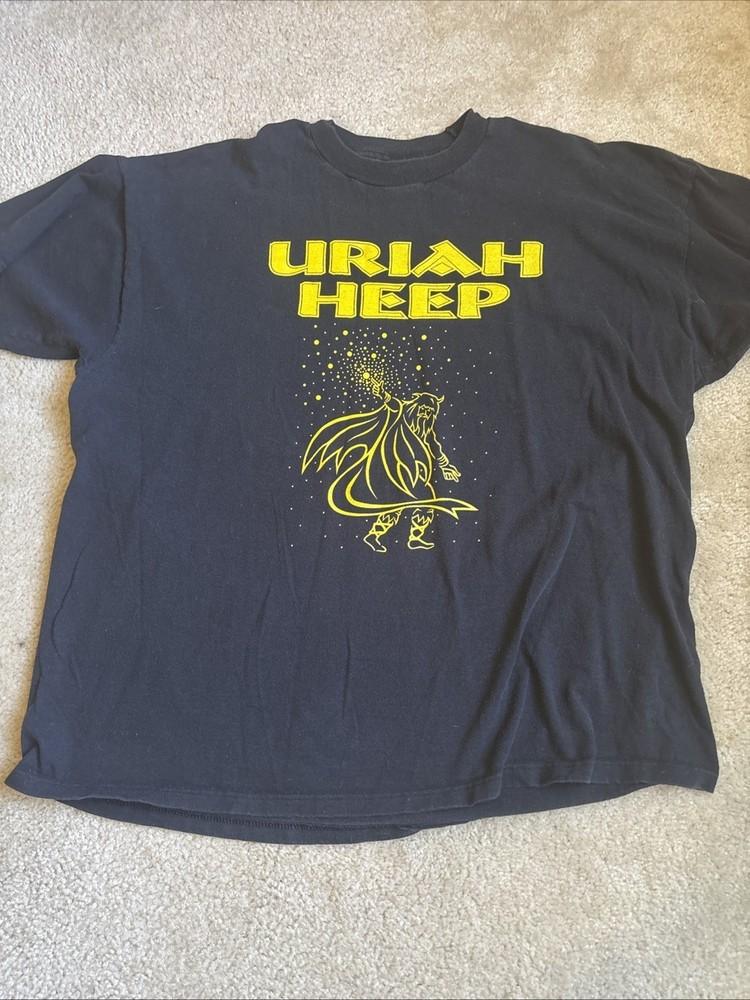 Black COlor Uriah Heep Band Rare Black Shirt Unisex S-5XL SG994 Unisex T-Shirt S