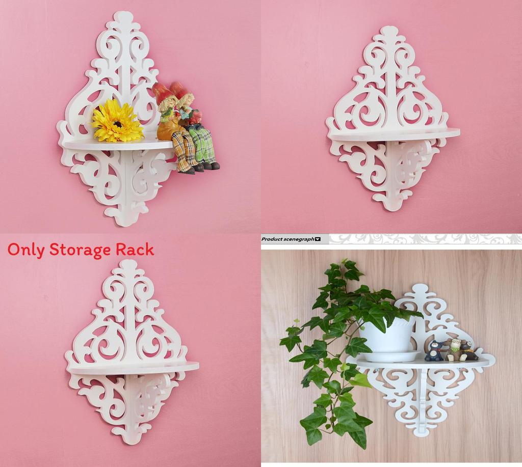 Modern Wall Hanging Storage Shelf With Durable Pvc For Living Room Use