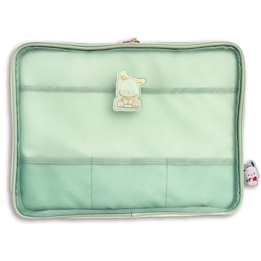 

Allone Sanrio Characters Pochacco Tablet/PC Case 13 Inch Green Soft Material with Storage Pocket 24.5x2.2x33.3cm