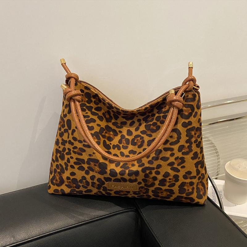 

Модные Сумки-Тоуты Для Шопинга и Путешествий Холщовые Сумки Популярные Женские Сумки Большая Вместимость Леопардовые Сумки на Плечо