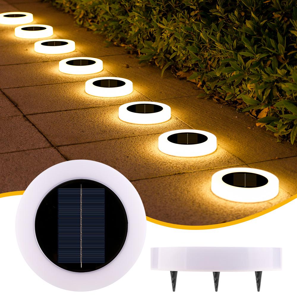 Solar LED Garden & Wall Lights for Outdoor Decoration, Dual-Use, Suitable for Villas, Courtyards, and Lawns