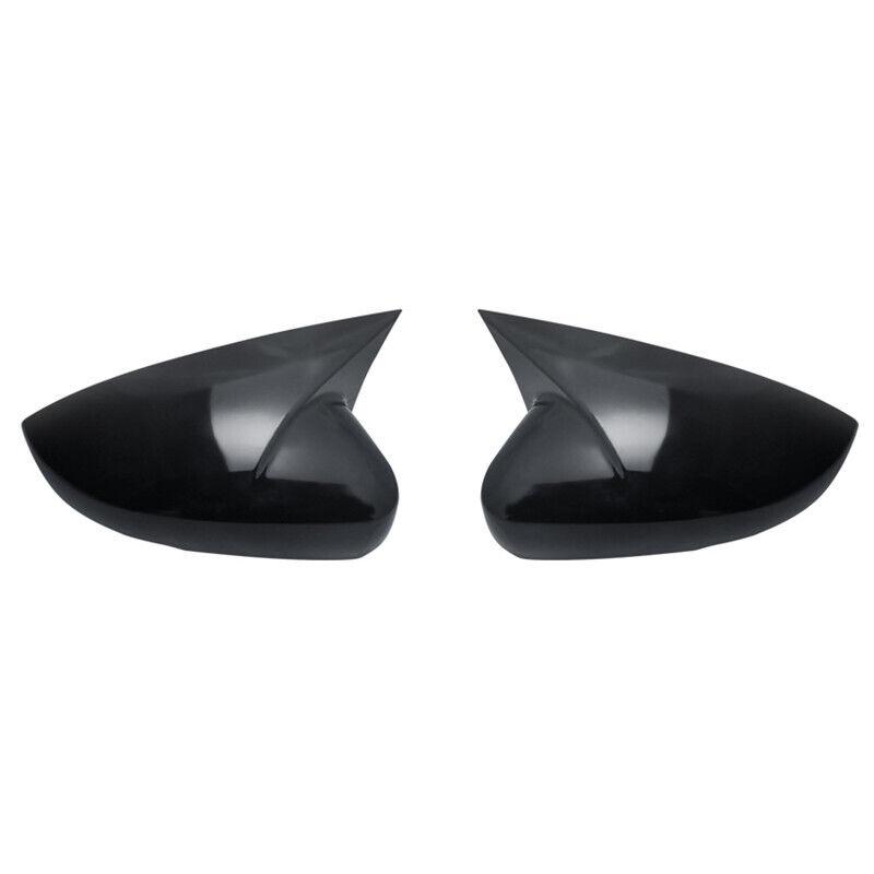 For Volkswagen VW Polo MK5 2014-2017 Rearview Side Mirror Cover Sticker Wing Cap Exterior Door Rear View Case Trim Carbon Fiber