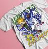 Manga Best Anime Omnimon and Guilmon Digital Adventure Anime Tshirt Mens and Womens Summer Cotton Comfortable Loose Top