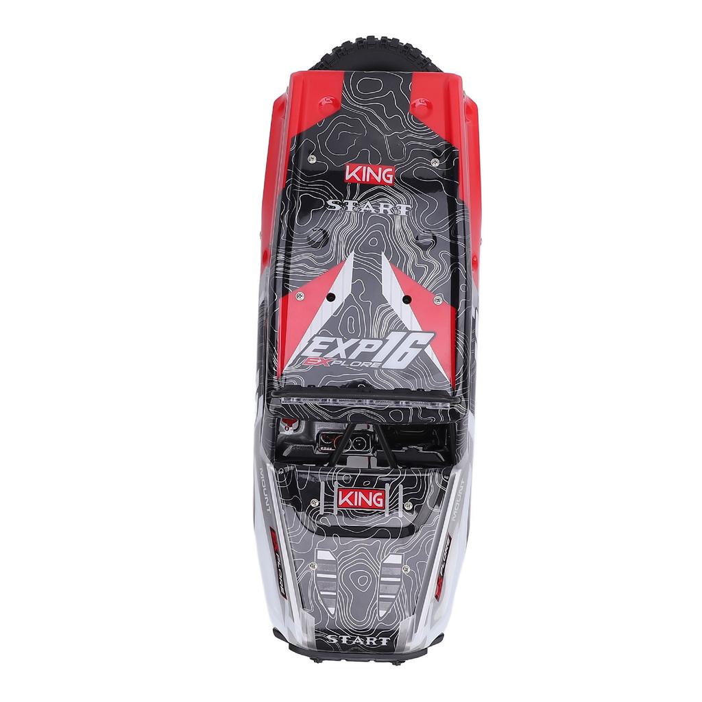 RC Car Shell Impact Resistant Lightweight Rubber Red Remote Control Car Body Shell Replacement for W