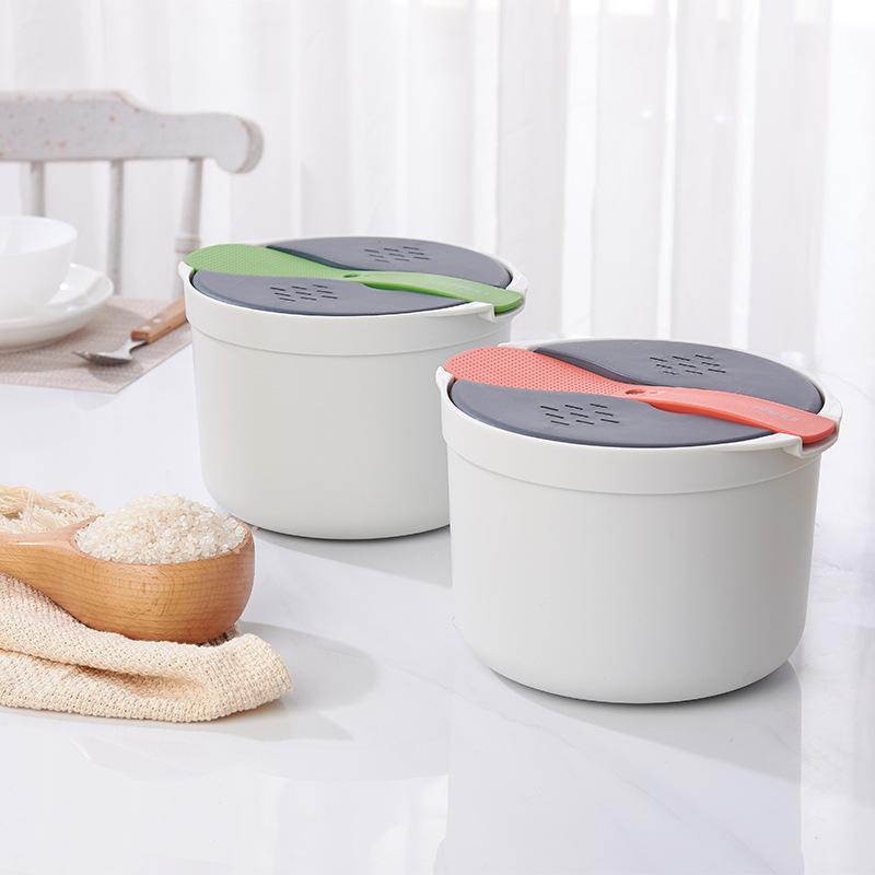 Microwave Steamer Oven Rice Cooker Cooking Cooking Tool Box Portable Multifunction Steamer Bento Lunch BoxSteaming Utensils Gift