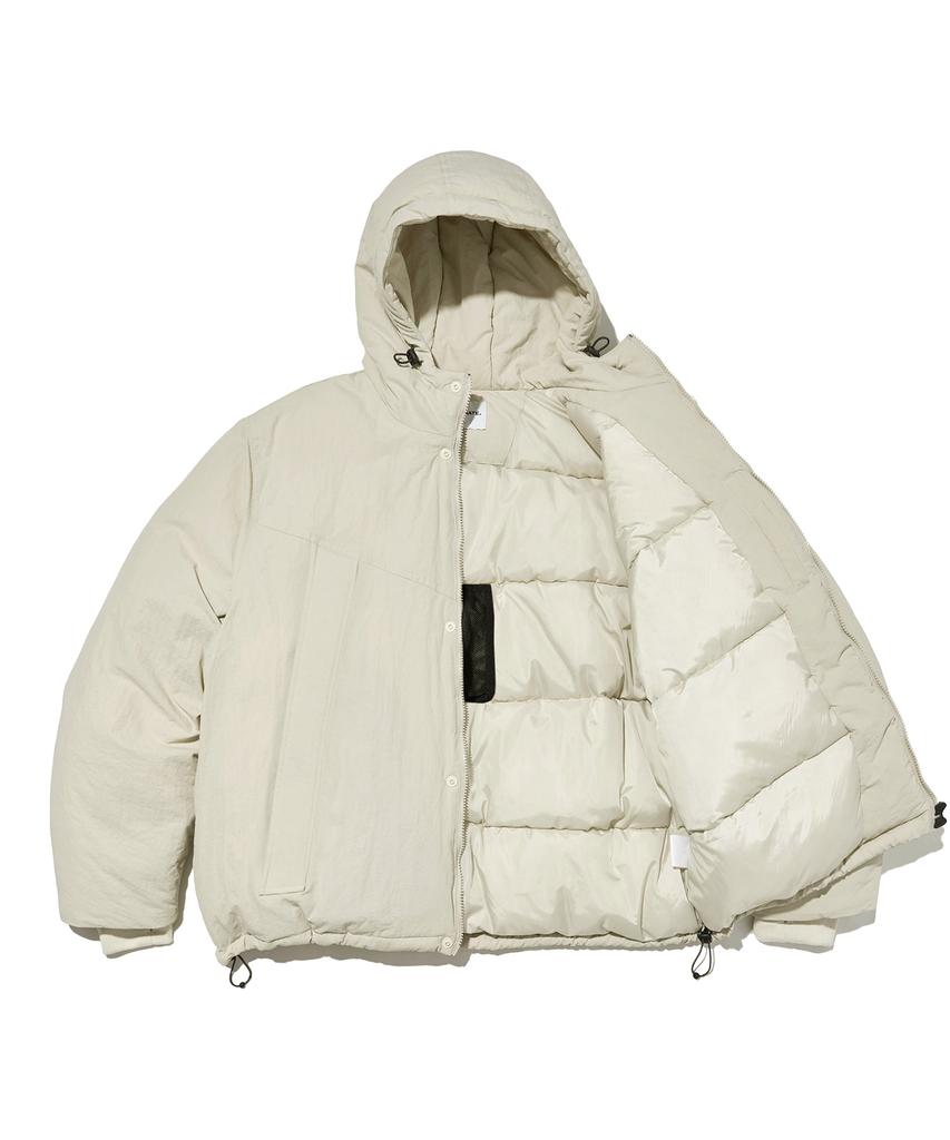 Filluminate Hiver Soir Hooded Padded Jacket - Beige