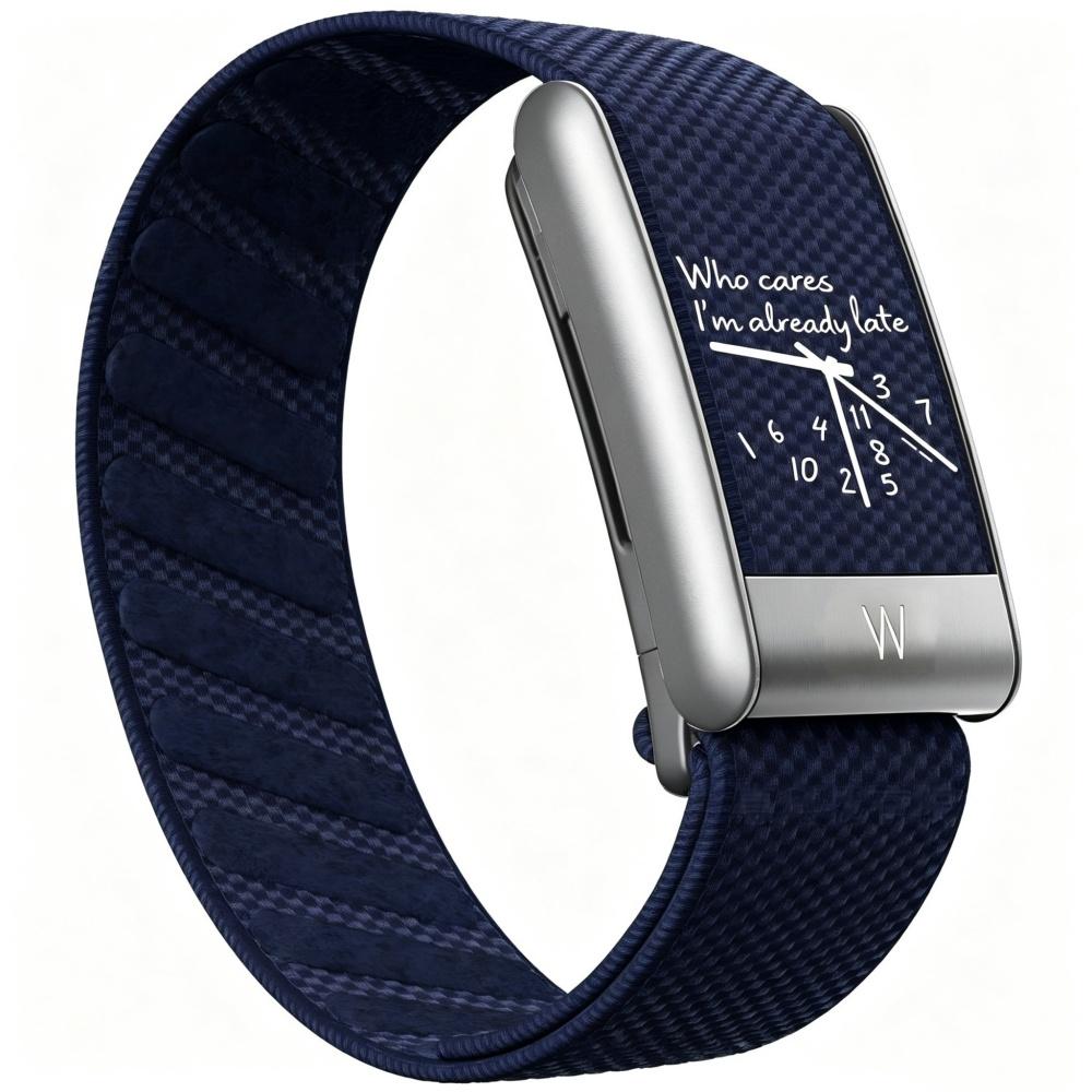 Clock Pattern Printed Magnetic Loop Nylon Strap With Frame Replacement Kit For Whoop 5.0 MG Breathable Fitness Wristband