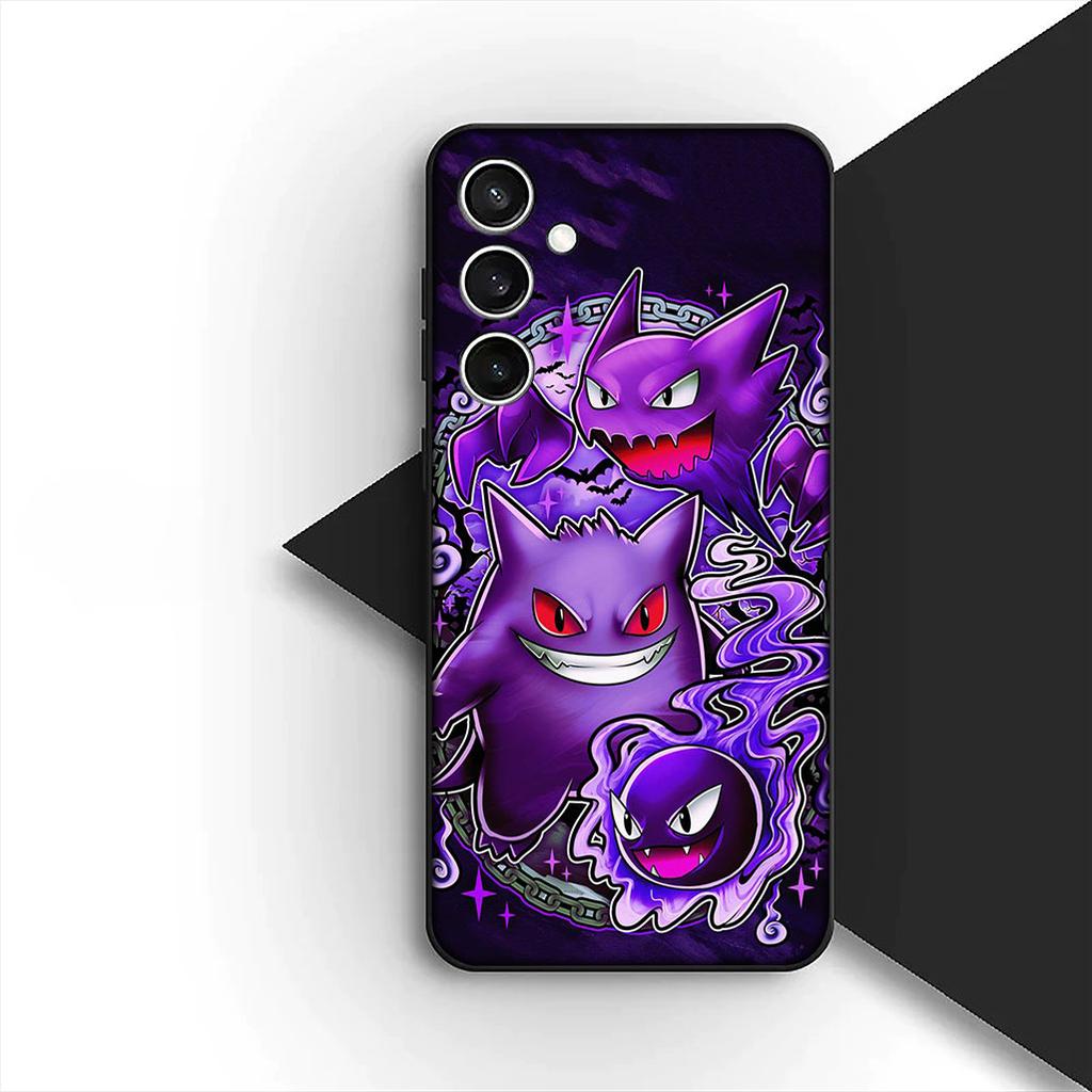 for Samsung Galaxy S20 S22 S21 FE Ultra Plus A07 A17 A15 A16 A25 A57 A37 Phone Case P-Pokemons GO Gengar P-Pikachus Psyduck