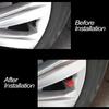 MECHCOS 4 Pack Car Wheel Tire Valve Caps Crystal Rhinestone Car Tire Wheel Valve