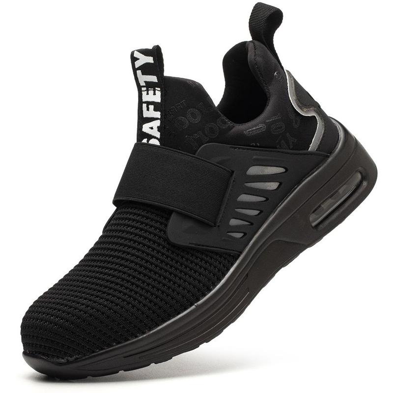 

Дышащая защитная обувь, мужская пластиковая защитная обувь с носком, легкая рабочая обувь без шнуровки, мужские и женские защитные кроссовки, мужские 47