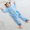 Pigiama a gamba divisa per bambini Autunno Inverno Tutina in flanella per neonati Sacco a pelo per neonati e bambini Tuta