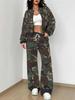 Outdoor Camouflage Herbst Und Winter Neue Europäische Und Amerikanische Damenbekleidung Retro Druck Anzug Damen