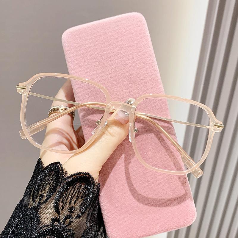 

Антисиние очки для близорукости, онлайн знаменитости, большая оправа, плоское зеркало, простые очки, тонкие студенческие очки для близорукости -500