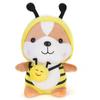 Cute dinosaur turned squirrel plush toy unicorn bee squirrel doll girl birthday gift