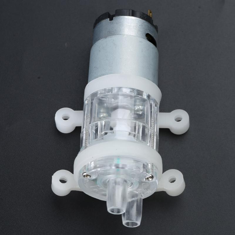 DC12V Self-priming Diaphragm Mini Pump Shock Absorption Silent Water Pump for Water Dispenser, Shower, Beauty Equipment