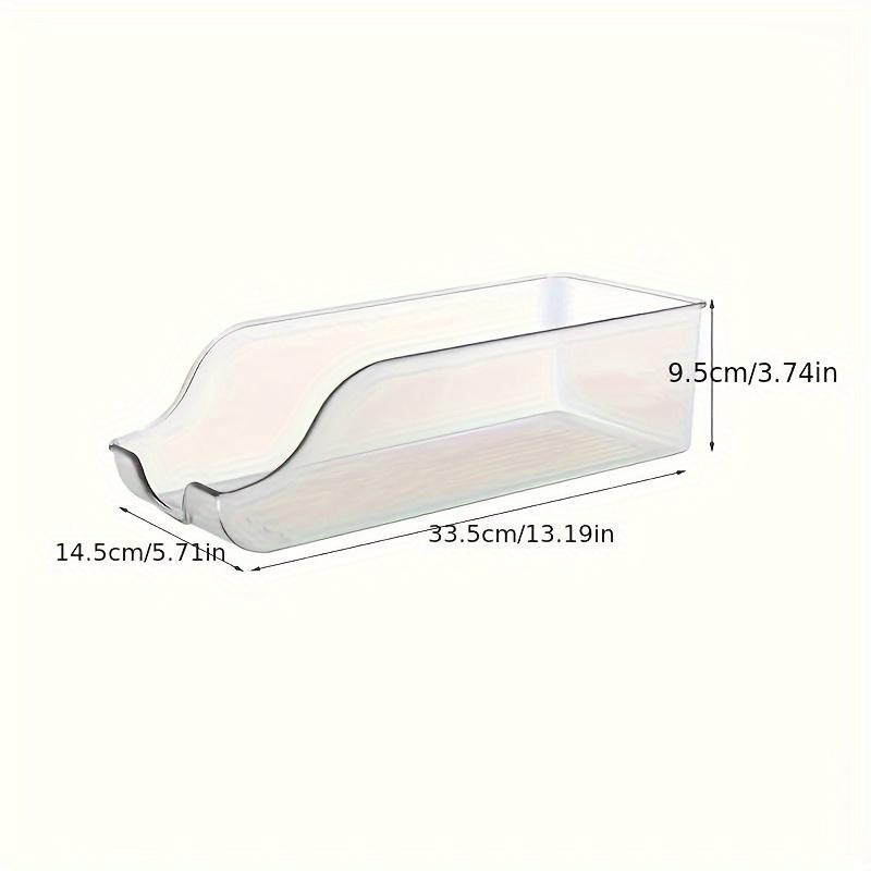 1PC Clear Plastic Refrigerator Storage Box - Durable, Hand Washable Storage for Canned Food, Beverages, and More Maximize your refrigerator space!