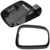 VW T5 03-15 Exterior Mirror Housing + Frame BLACK Left 2 Pcs. SET