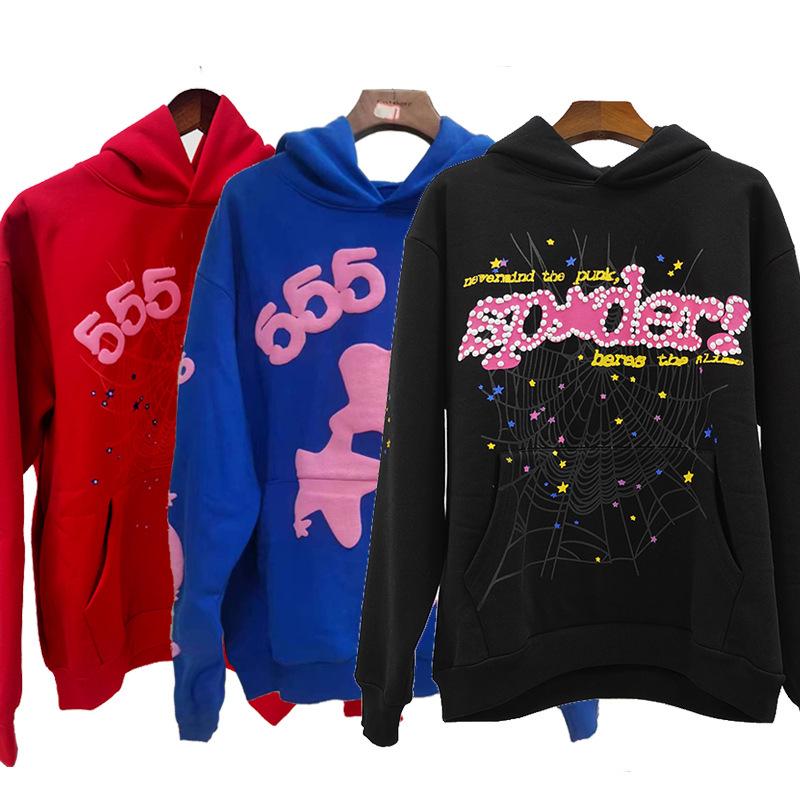 Sudadera Premium Sp5der - Sudadera de Terciopelo Pesado 450G para Parejas