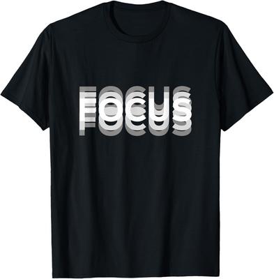 Camiseta gráfica divertida FOCUS humor divertida Camiseta Unisex