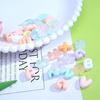 Helle Transparente Englische Buchstaben Creme Kleber DIY Handyhülle Set Harz Schmuck & Haarnadel Zubehör
