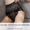 3Pieces/Lot High Waist Light Sexy Elastic Lace Women's Panties, Pure Cotton Crotch Comfortable Non-marking Breathable Lightweight Underwear Briefs