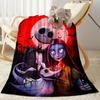 Nightmare Before Christmas Flannel Blanket-Soft and Suitable for Sofas,Beds,Offices,Travel,All Seasons,Great Gift for Holidays and Birthdays.