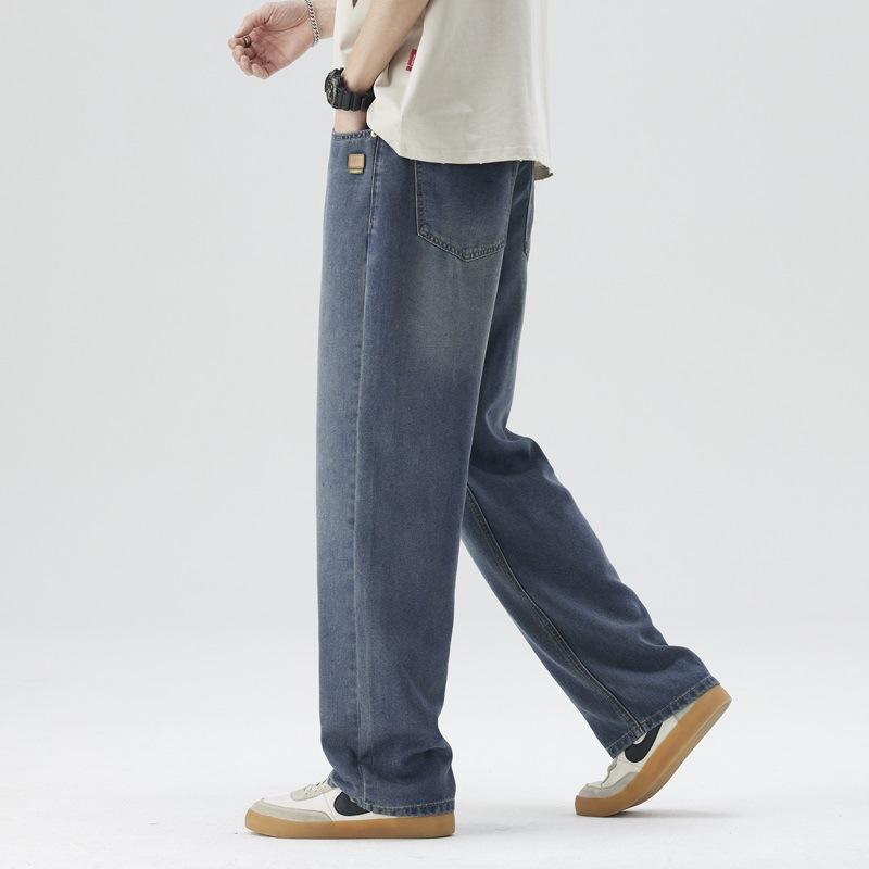 Tennis Jeans Spring and Summer Loose Straight Slim Jeans