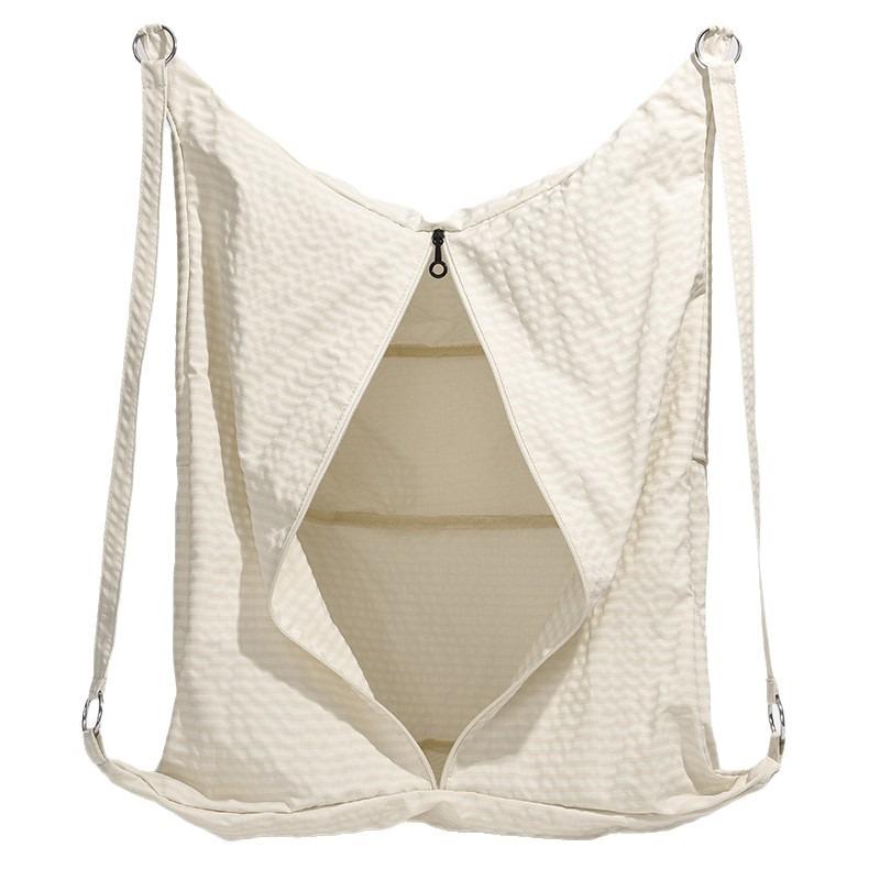 Relaxation anti-splashing casual shoulder bag large capacity simple plaid literary messenger bag flow versatile dumpling bag