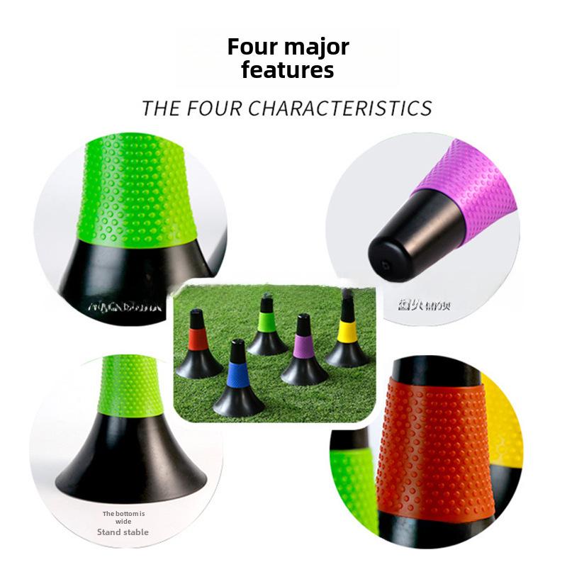 Football Training Obstacle Marker Barrel: Agility & Dribbling Equipment