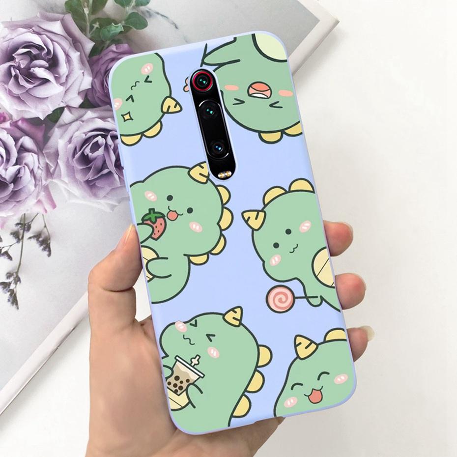 Kreslený obal pro Xiaomi Mi 9T Pro Mi9T Roztomilý barevný měkký silikonový zadní kryt pro Xiaomi Mi 9T 9 T 9TPro Pouzdra na telefon