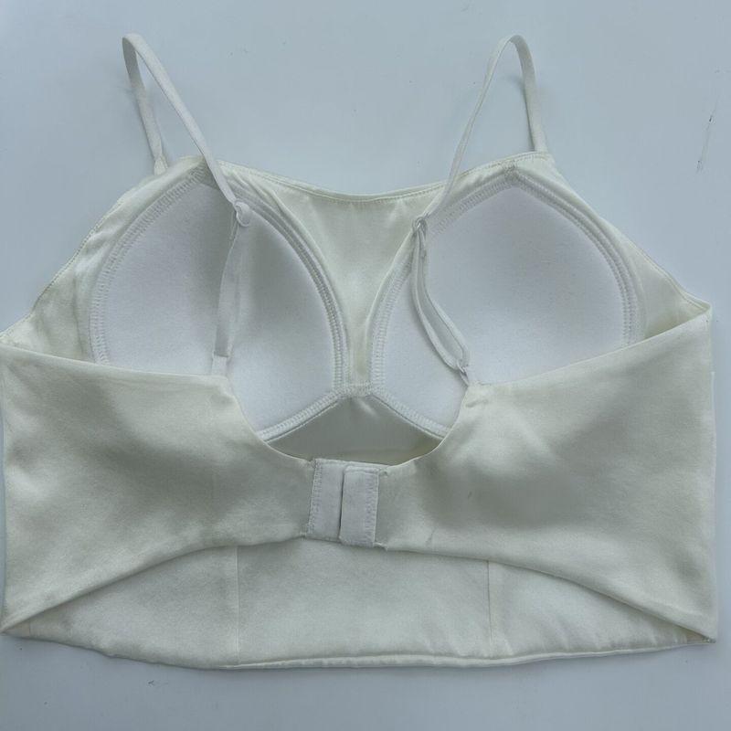 Lightweight Anti-Exposure Silk Bra, Mulberry Silk Satin, Skin-Friendly, Black and White Silky, Wireless, Quick-Dry Women's Underwear