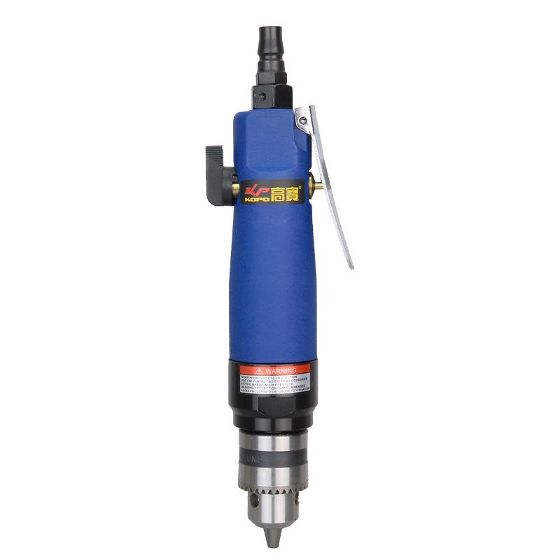 Gaobao 3/8" Industrial Pneumatic Drill, Forward/Reverse, 10mm Variable Speed, Straight Shank
