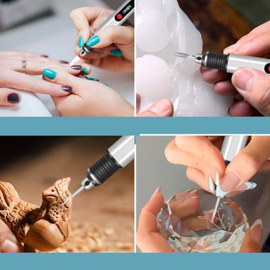Yousheng Polishing Pen Cordless Rotary Tool with Extra Long Run Time USB-C Fast Charging Digital Power Display Sanding Cutting Tool