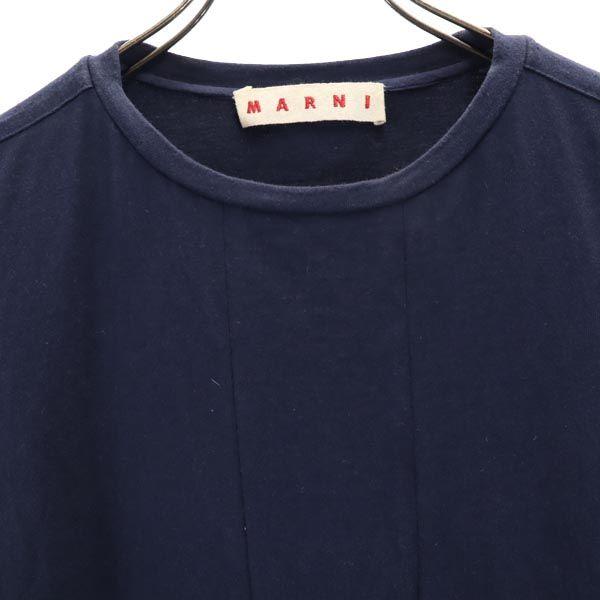 MARNI 7 minutes sleeve one piece Navy system Women Used