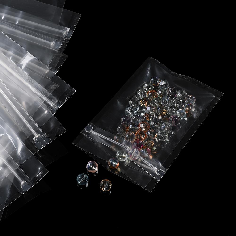 10/20/50pcs PET Self Sealing Bag Multi Sized Portable Packaging Bag for Jewelry Storage Bead Earrings Display Packaging