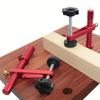Precisions Woodworking Bench Dog Hole Clamp Aluminum Workbench Tools Secure Hold Down Table Clamps Woodworking Dog Holes