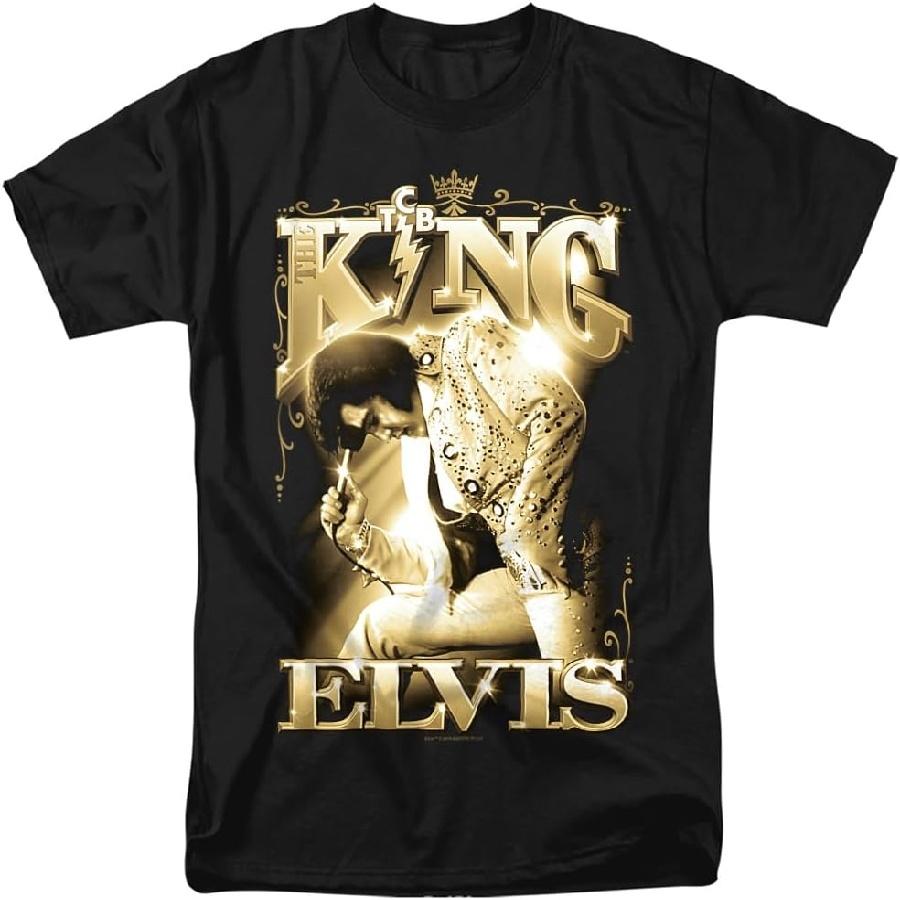 

Elvis Presley The King Licensed Adult T-Shirt XXXXL чорний