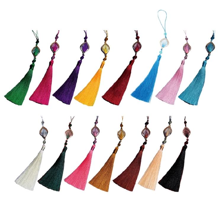 Tassels Adornment Colorful Hanging Pendant Bag Decoration Tassels Suitable for Purse Decors and Holiday Souvenirs