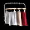 Pure Silk Base Shorts White Safety Pants Easiest for Match Loose Plaid Slimming Anti-Emptied Lace Women's Mulberry Silk