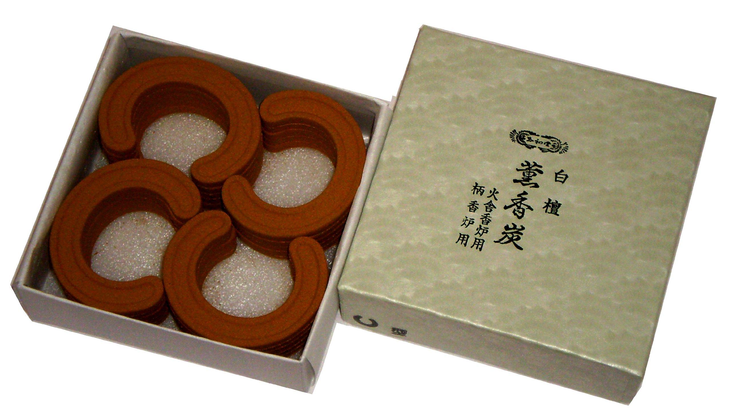 

Gyokushodo Incense Sticks, Extra Short, Sandalwood Charcoal, Horseshoe Shape, 20 Pieces #873