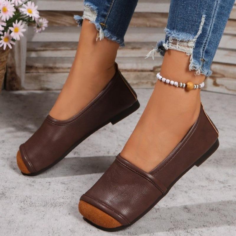 

Мода 2025 Горячая Распродажа Обувь Женская Неглубокая Женские Балетки Мода Квадратный Носок Повседневная Новинка Ретро Легкая Мягкая Подошва Бестселлер Балетки Низкий Каблук 40